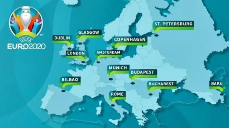 các thành phố tổ chức Euro.2020 
