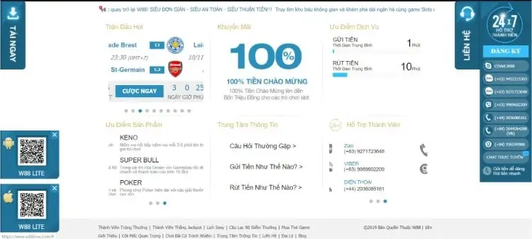 trang chủ w88