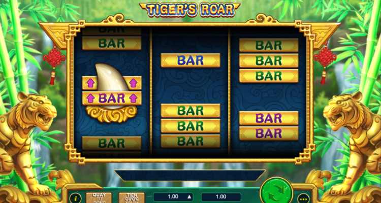 giao diện slit game Tiger's Roar