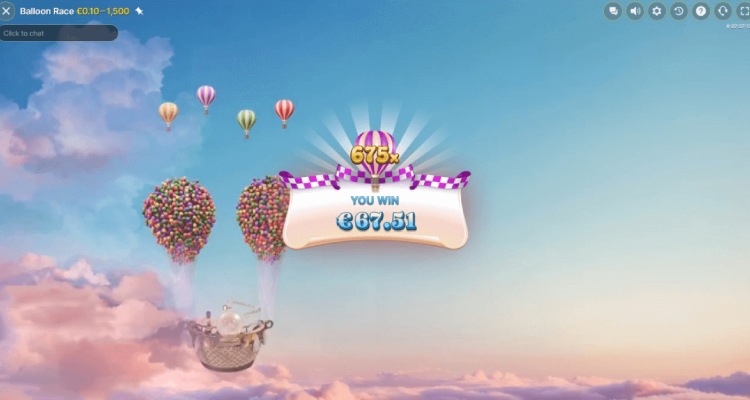 game Balloon Race W88