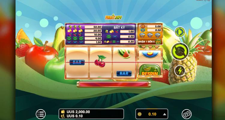 giao diện fruit joy